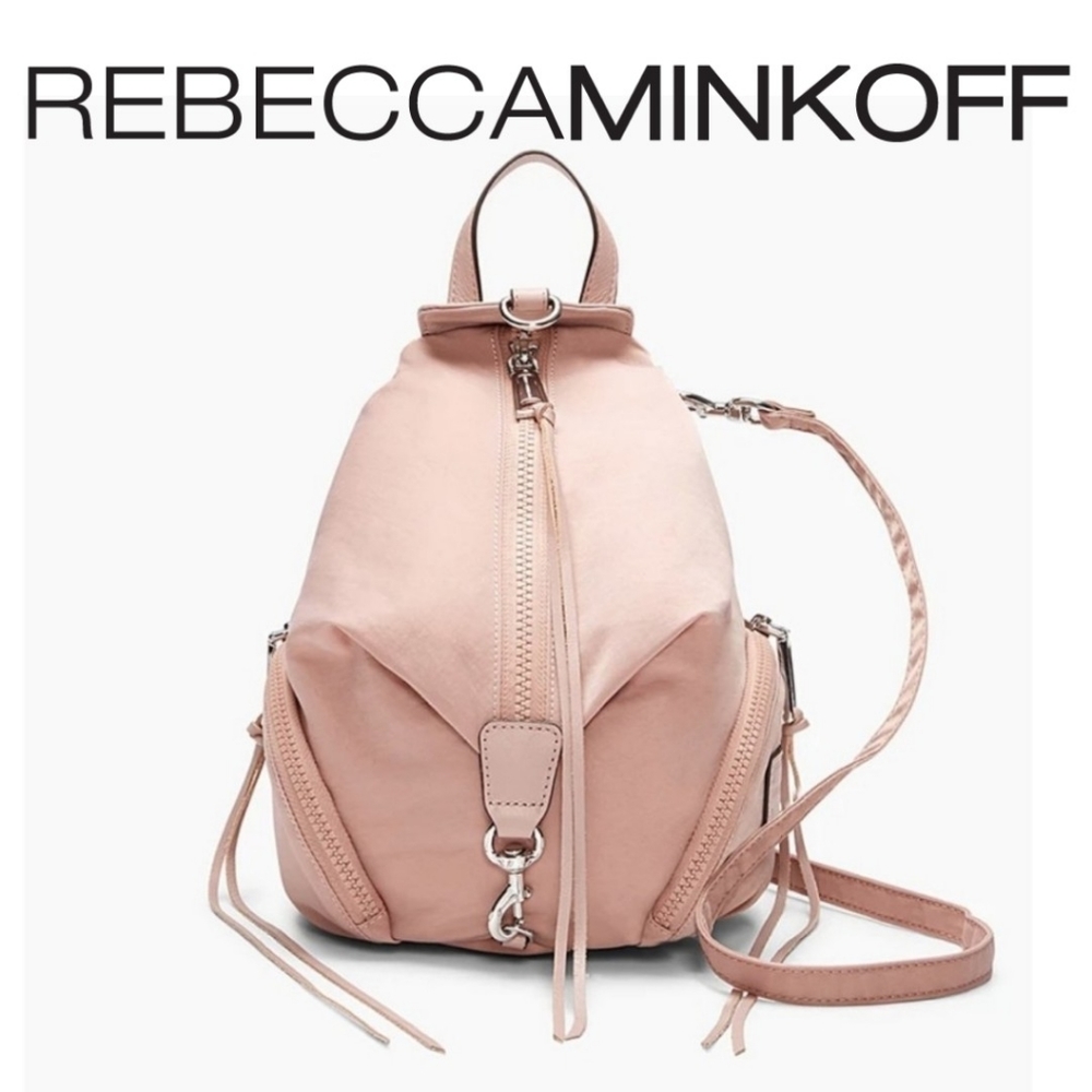 Rebecca Minkoff Convertible Mini Julian Backpack , Mostly Nylon & leather…